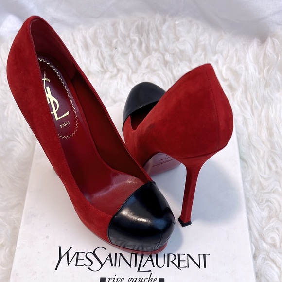 Saint Laurent Tribtoo Cap Pump Platforms - Picture 2 of 9